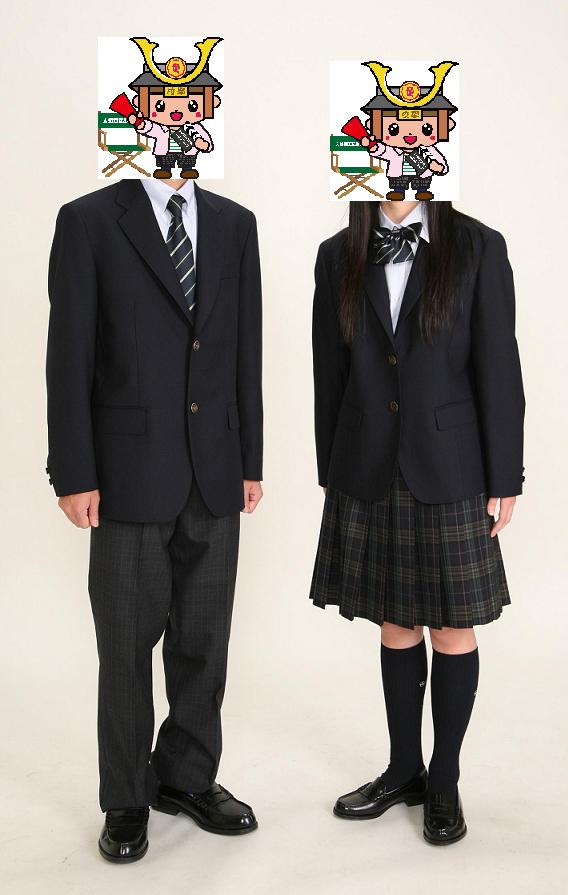 【参考】　　男子制服　　　　　　　　　　　　　　　　　女子制服