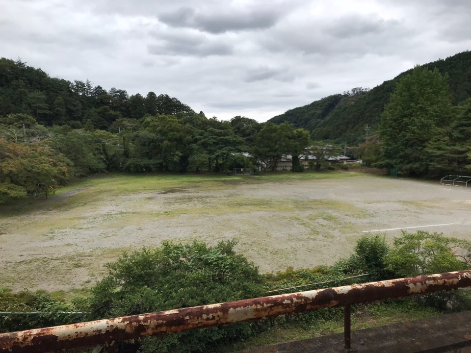 昨年７月の旧松田小